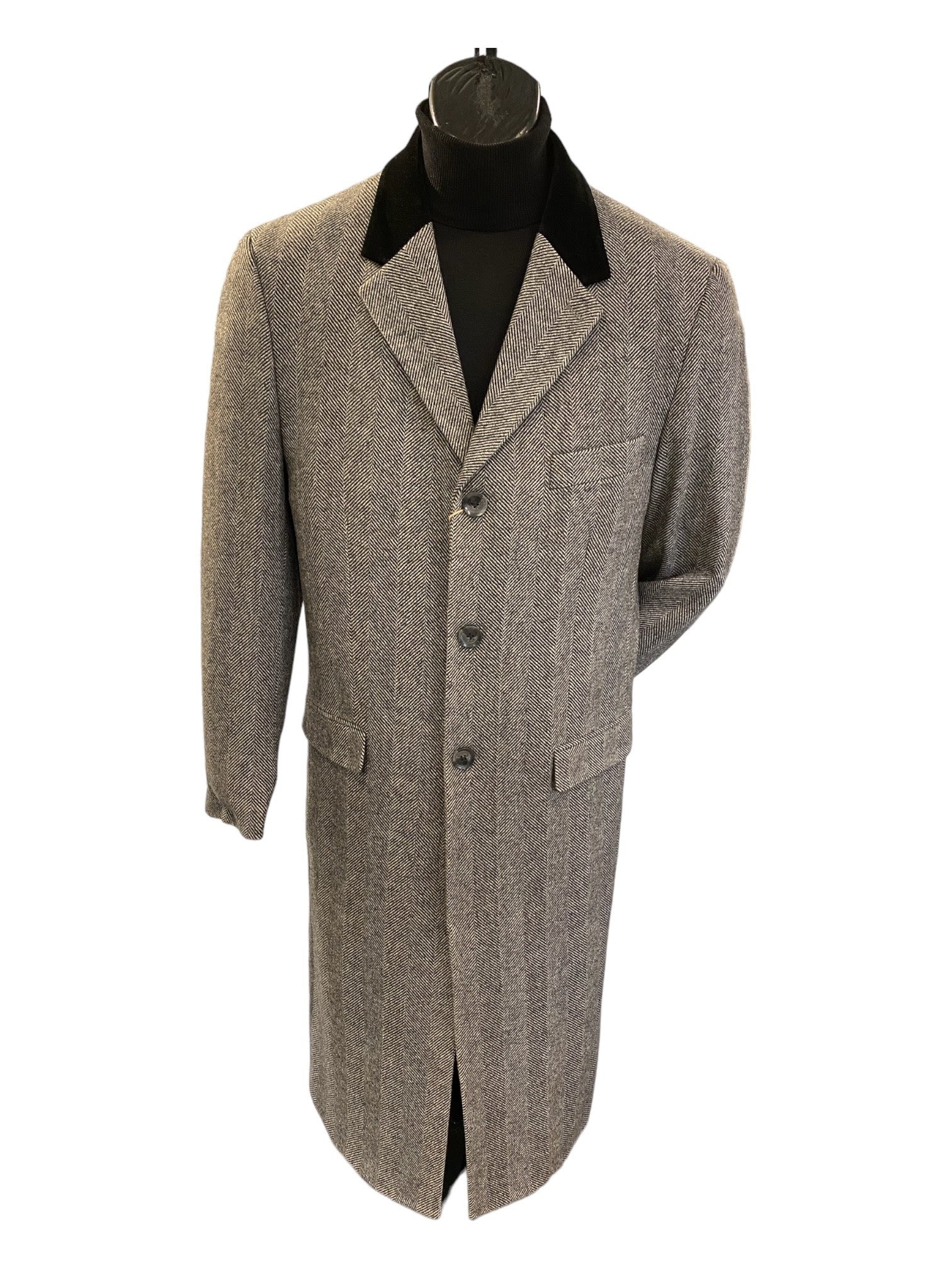 Herringbone topcoat hot sale