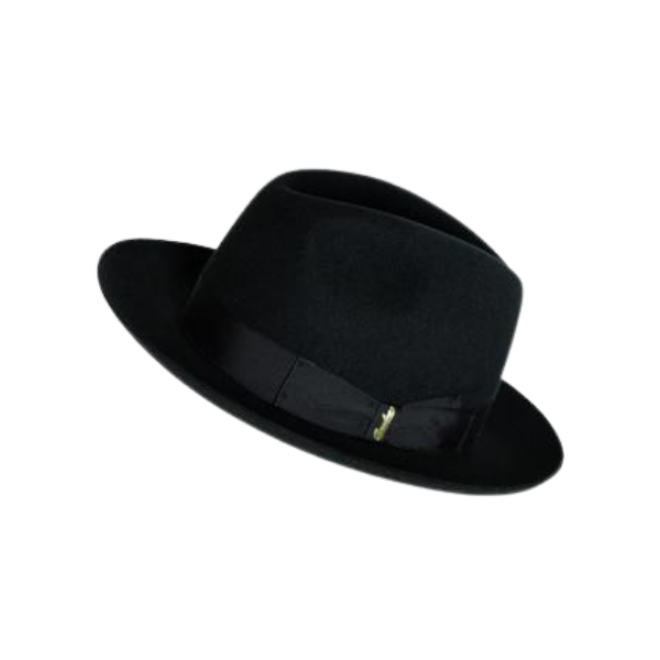 Borsalino Alessandria Black Fedora